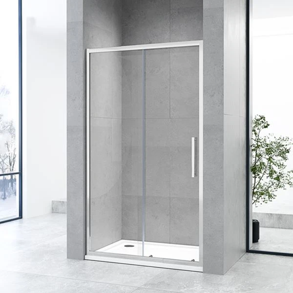 Skjutduschskärm med anti-kalkstensglas